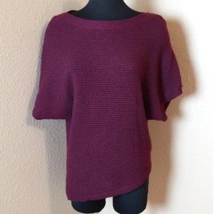 White House Black Market Batwing Asymmetric Sweater